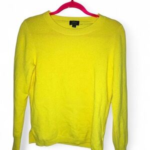J. Crew Women's Bright Yellow Sweater